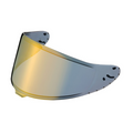 Pantalla Shoei CWR-F2 oro espejo vista frontal