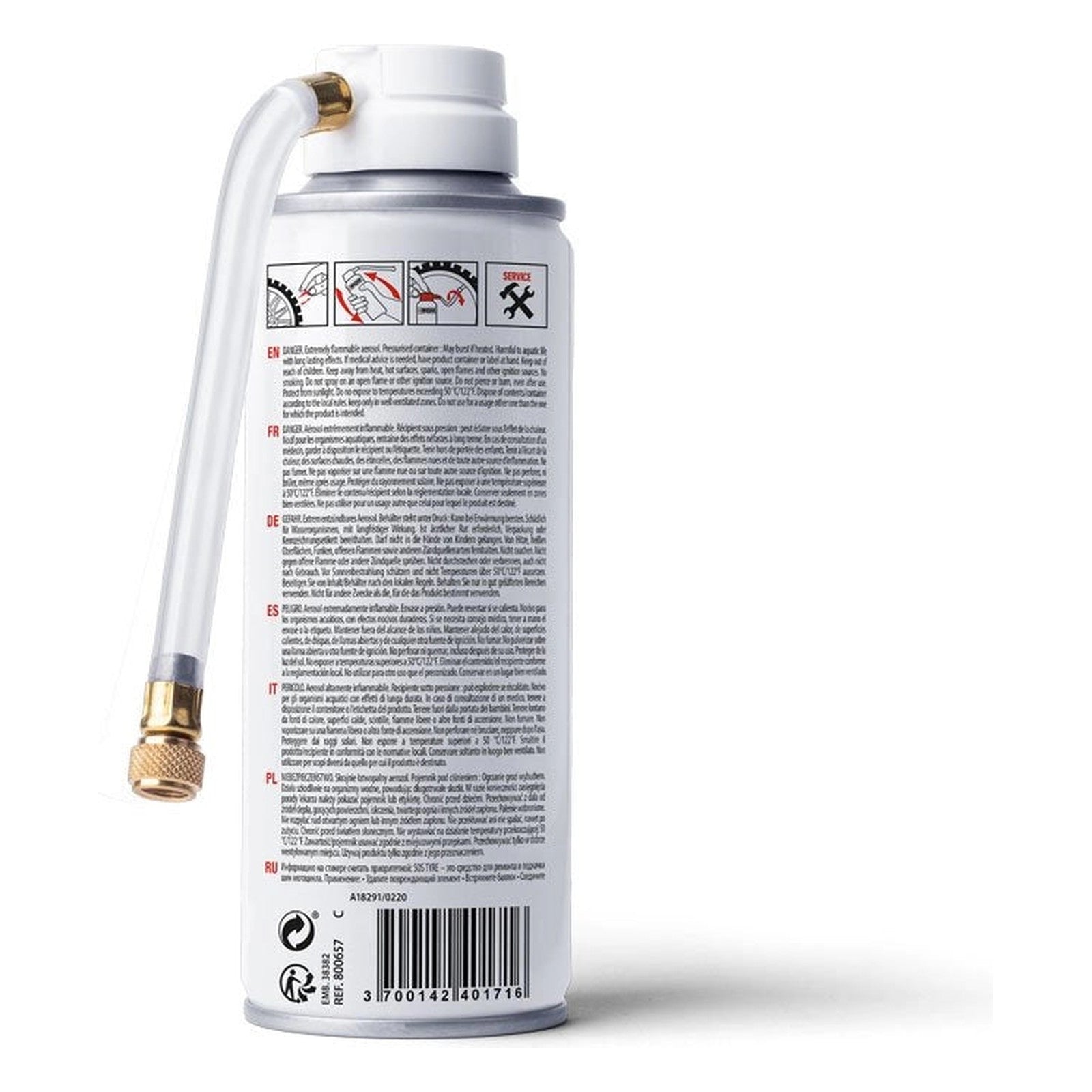REPARA PINCHAZOS IPONE S.O.S TYRE - 200 ML