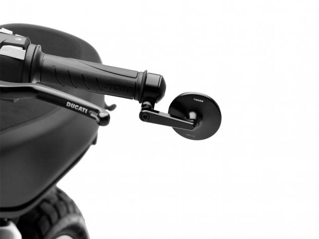Vista lateral espejo Rizoma O-Edge diseño minimalista Honda CB 650 R