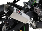 Escape Yoshimura Hepta Force TSS JMCA satinado para Kawasaki Ninja ZX-4RR con protector fibra de carbono