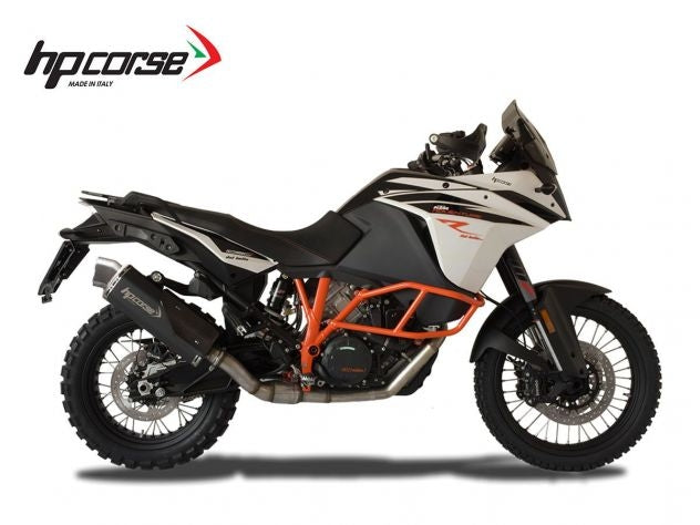 Cubierta protectora térmica fibra de carbono escape HP Corse KTM Adventure