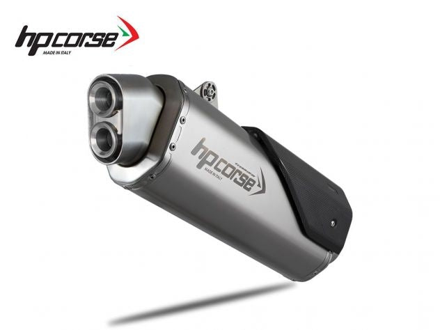 Escape HP Corse 4-Track R titanio con cubierta de carbono para KTM Adventure
