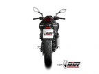 Detalle protector térmico aluminio escape Mivv AK-1 Kawasaki Z500