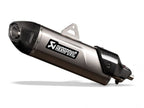Detalle tapa final fibra de carbono escape Akrapovic S-T12SO6-HJA Triumph Tiger 1200