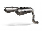Escape Slip-On Akrapovic titanio montado en Ducati Streetfighter V2 2025