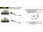 Terminal Arrow Indy Race Evo con tapa final de fibra de carbono homologado