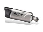Escape Arrow Indy Race Evo titanio carbono montado en Kawasaki Z 500 2024