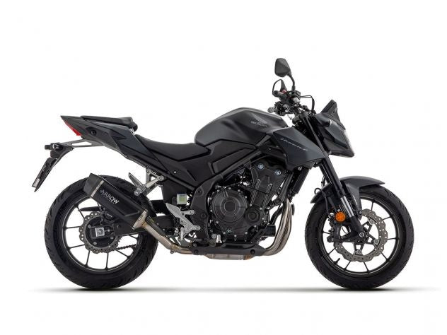 Terminal ovalado Arrow Indy aluminio oscuro homologado Euro 5 Honda CB 500 Hornet 2024
