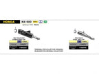 Detalle tapa carbono y relieve nervado escape Arrow Indy Race Evo NX500