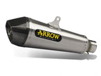 Detalle tapa final carbono Arrow X-Kone escape homologado Kawasaki Ninja ZX-6R 636