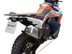 Vista lateral escape HP Corse 4-Track R acero satinado KTM Adventure 890