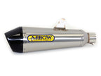 Logo Arrow grabado en silenciador X-Kone acero inoxidable GSX-S 750