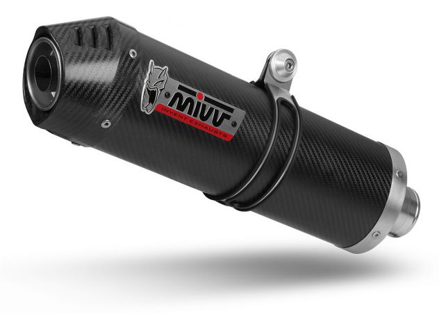 Escape Mivv Sport Oval Carbono BMW R1250GS Adventure montado