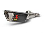 Escape Slip-On Akrapovic carbono para BMW F 900 XR con tapa trasera de titanio