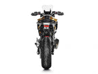 Logotipo grabado Akrapovic en silenciador de carbono para F 900 XR