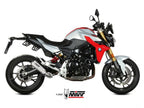Terminal escape Mivv X-M1 titanio grado 1 con acabado perla para BMW F 900 R 2020-2025