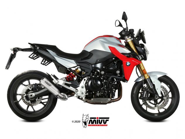 Terminal escape Mivv X-M1 titanio grado 1 con acabado perla para BMW F 900 R 2020-2025