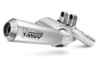 Logo Mivv grabado terminal titanio X-M1 diseño racing MotoGP para BMW F 900 R