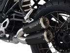Escape HP Corse GP07 negro montado en BMW R Nine T Euro 5