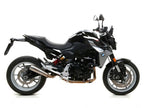Detalle tapa de carbono Arrow Indy Race para BMW F 900 XR