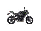 Silenciador Arrow Indy Race Evo tapa carbono terminal aluminio oscuro detalle construcción