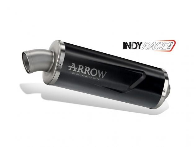 Escape Arrow Indy Race EVO aluminio dark montado en BMW R 1300 GS Adventure 2024 vista lateral derecha