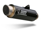 Detalle cuerpo carbono escape Mivv GP PRO Honda CB 500 F 2019-2024 homologado