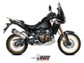 Escape Mivv Oval titanio carbono Honda CRF 1100 L Africa Twin montado lateral