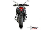 Anclaje carbono y salida hexagonal escape Mivv Speed Edge BMW Adventure
