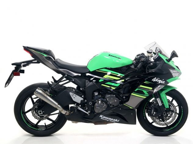 Silenciador Arrow Pro Race acabado Nichrom con tapa de acero inoxidable