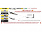 Escape Arrow Pro Race nichrom oscuro montado en Suzuki GSX-S 1000 2025