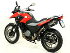 Tapa final carbono escape Arrow Race-Tech BMW G 650 GS montado