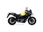 Detalle tapa final fibra de carbono silenciador Arrow Race Tech V-Strom 650