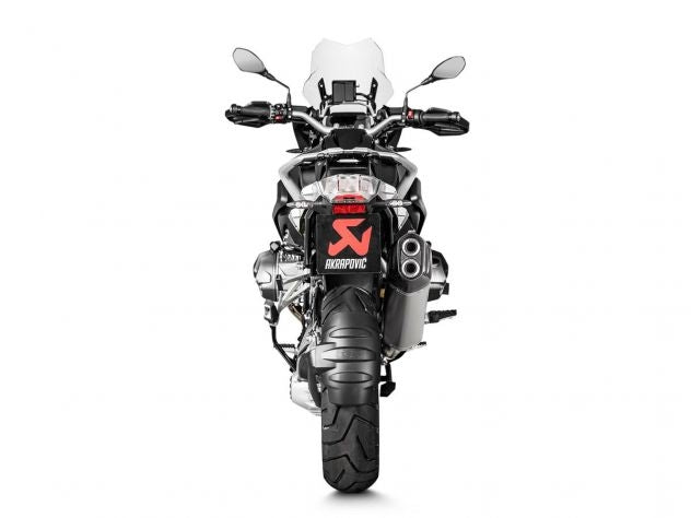 Vista completa escape Akrapovic titanio BMW R1250GS 2019-2023