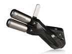 Escape Slip-On Akrapovic Titanio Ducati Multistrada 950 S 2021-2024 vista lateral