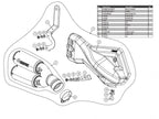 Sistema slip-on Akrapovic titanio homologado ECE Multistrada