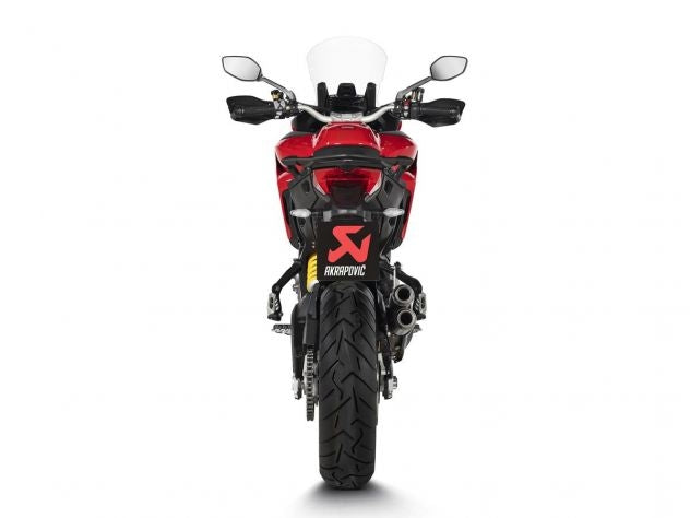 Escape cónico Akrapovic montado en Ducati Multistrada 950 S
