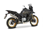 Escape HP Corse SP-1 Evo Corto titanio montado en Voge Valico 900 DSX 2025