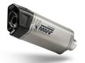 Escape Mivv SR-1 titanio hexagonal montado en Triumph Speed Triple 1200 RR