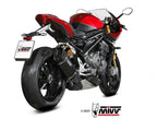 Acabado titanio aeroespacial negro mate Mivv SR-1 para Speed Triple 1200 RR
