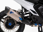Escape Termignoni titanio homologado BMW R 1300 GS Adventure 2023-2025 vista lateral completa