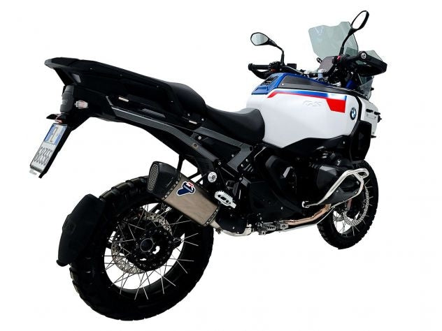 Escape Termignoni BMW R 1300 GS Adventure detalle soportes y abrazaderas incluidas