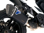 Logo Termignoni grabado en escape titanio negro BMW R 1300 GS Adventure