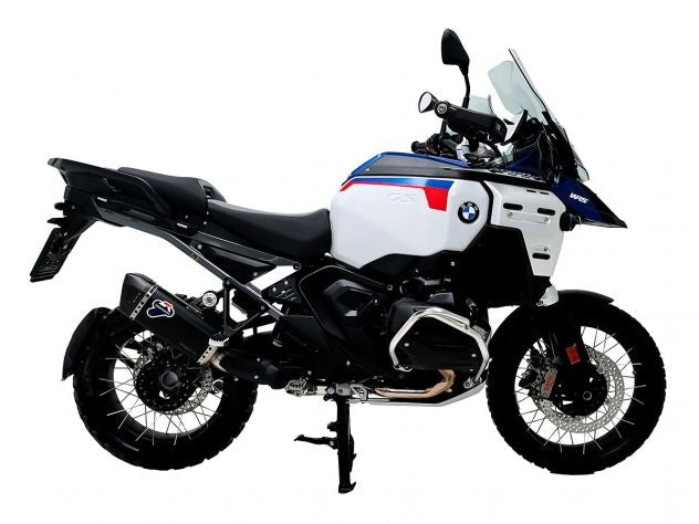 Escape Termignoni titanio negro BMW R 1300 GS Adventure vista tres cuartos trasera