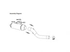 Sistema completo escape Yoshimura RS-2 Kawasaki KLR 650 EFI 2022-2023
