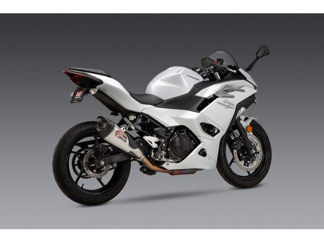 Silenciador AT2 Yoshimura acero inoxidable para Kawasaki bicilíndrica 451cc