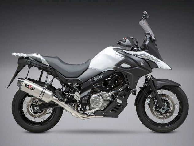 Silenciador cónico R-77 acero inoxidable con logo Yoshimura grabado