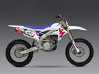 Vista lateral terminal Yoshimura RS-12 para YZ250F 2024-2025