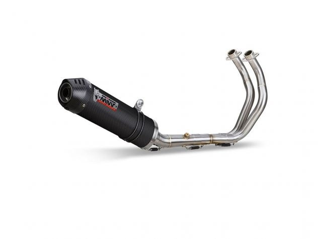 Sistema completo Mivv Oval con colector y silenciador carbono homologado Euro 5 Yamaha Tracer 9