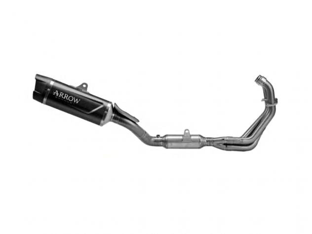 Escape Arrow Indy Race Evo montado en Yamaha MT-09 2024 vista lateral